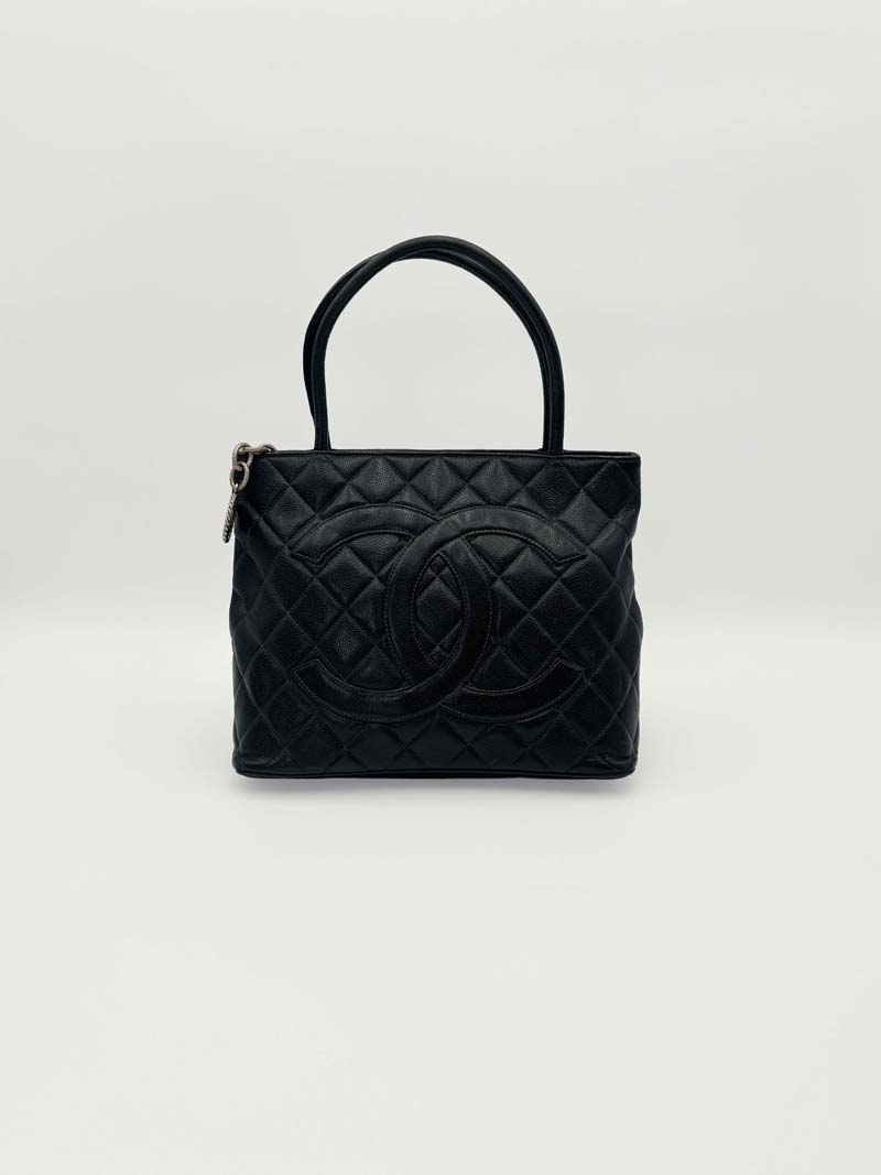 Chanel Medallion Tote Caviar