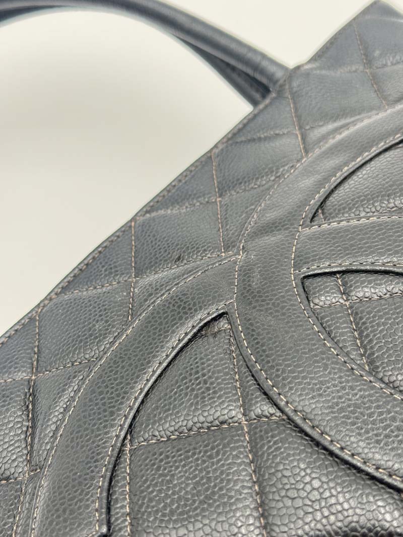 Chanel Medallion Tote Caviar