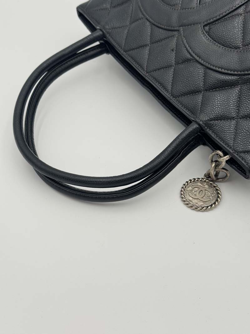 Chanel Medallion Tote Caviar