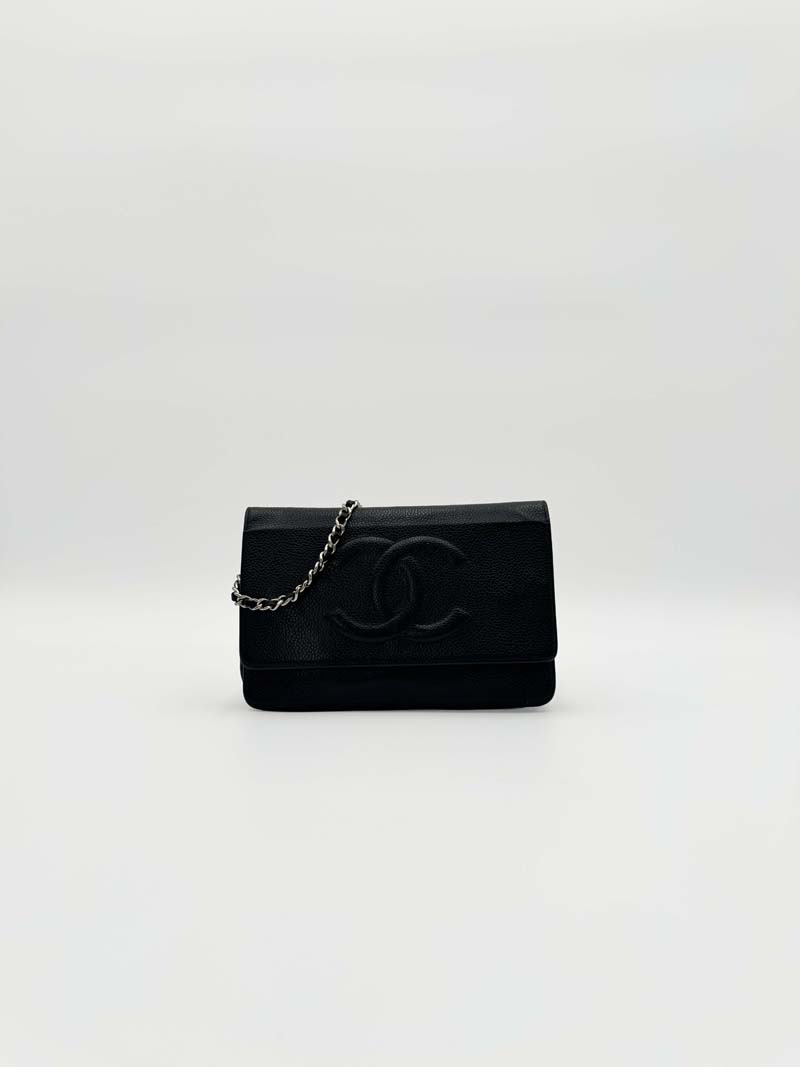 Chanel Coco Wallet On Chain Black