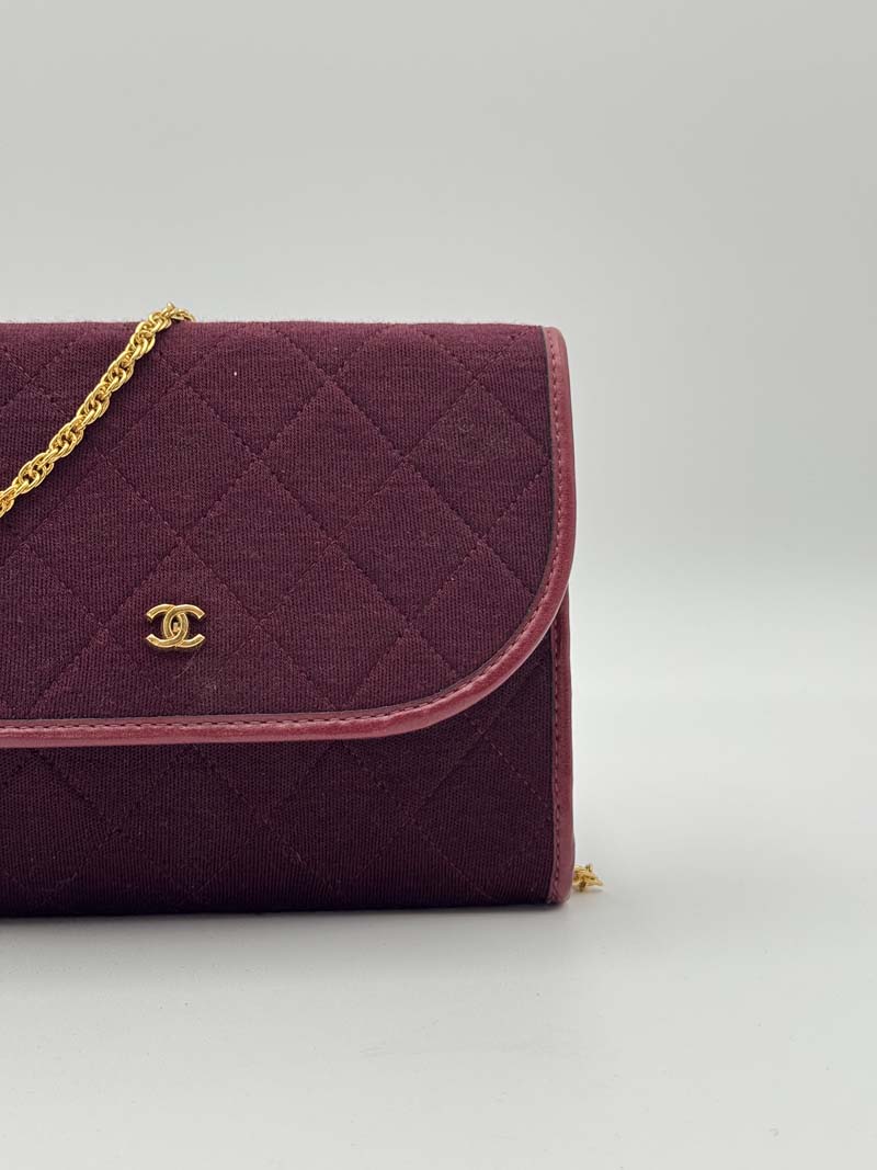 Chanel Mini Crossbody Burgundy