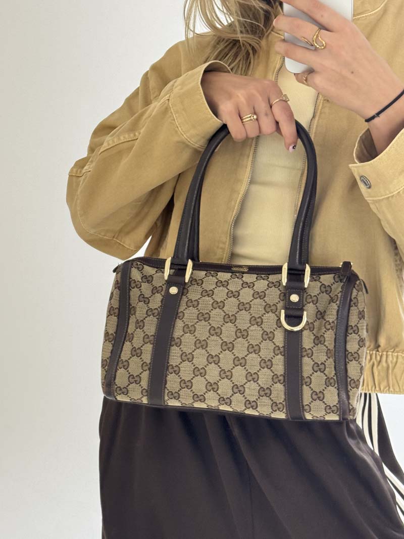 Gucci GG Canvas Boston D-Ring