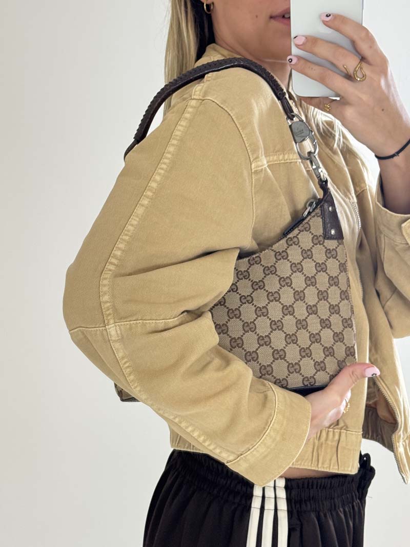 Gucci GG Canvas Lock Small