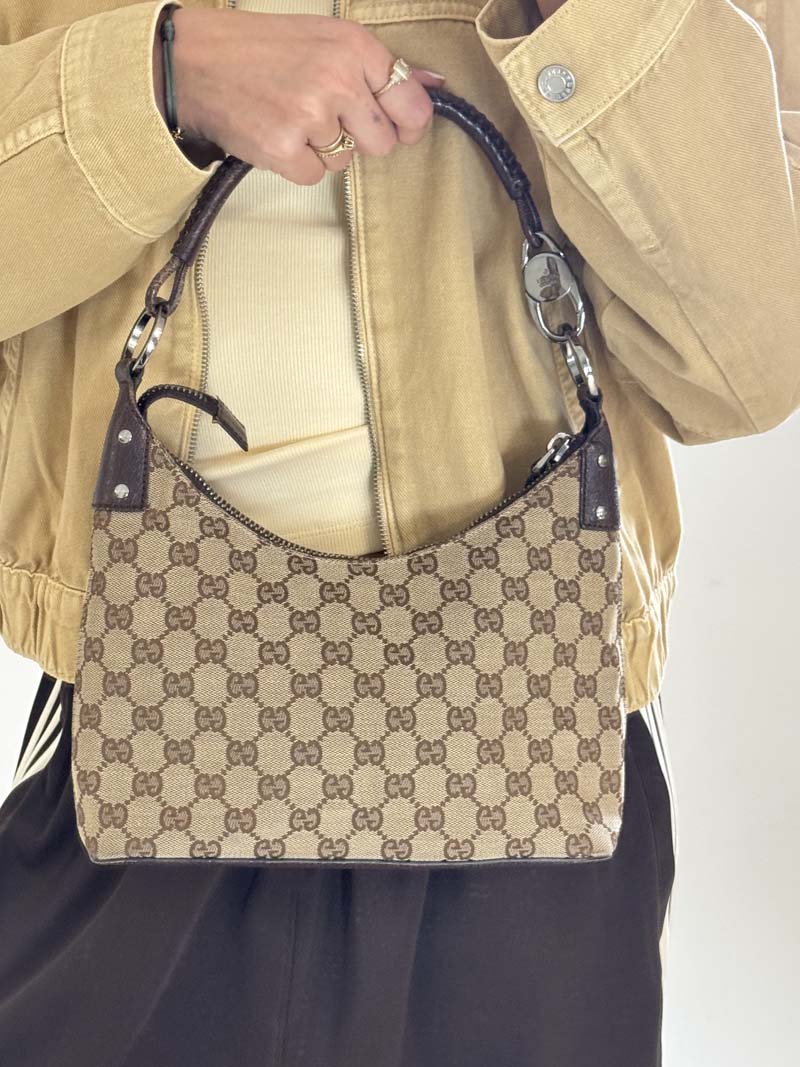 Gucci GG Canvas Lock Small
