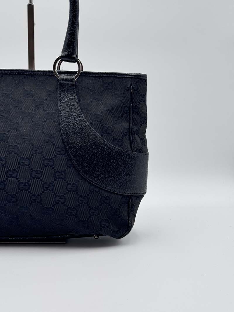 Gucci GG Canvas Hand Bag Black - Afbeelding 5