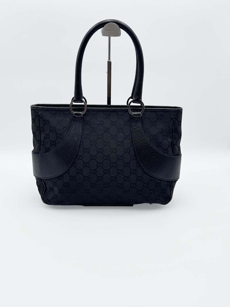 Gucci GG Canvas Hand Bag Black