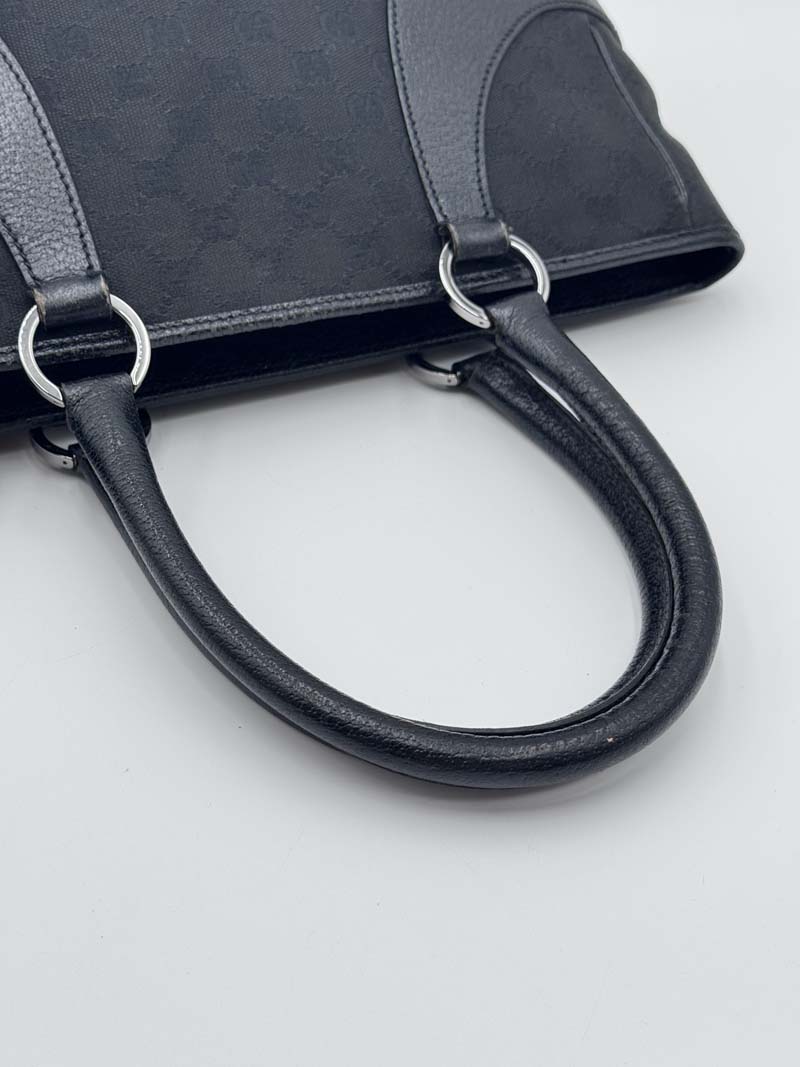Gucci GG Canvas Hand Bag Black - Afbeelding 17