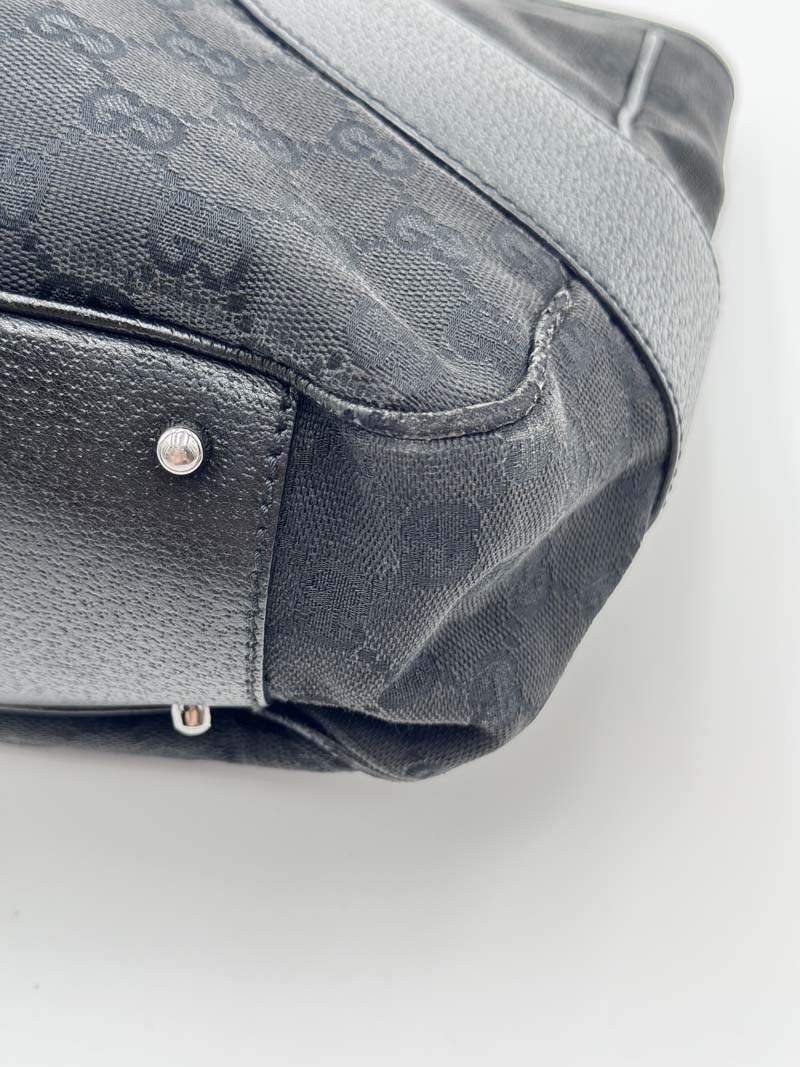 Gucci GG Canvas Hand Bag Black - Afbeelding 14