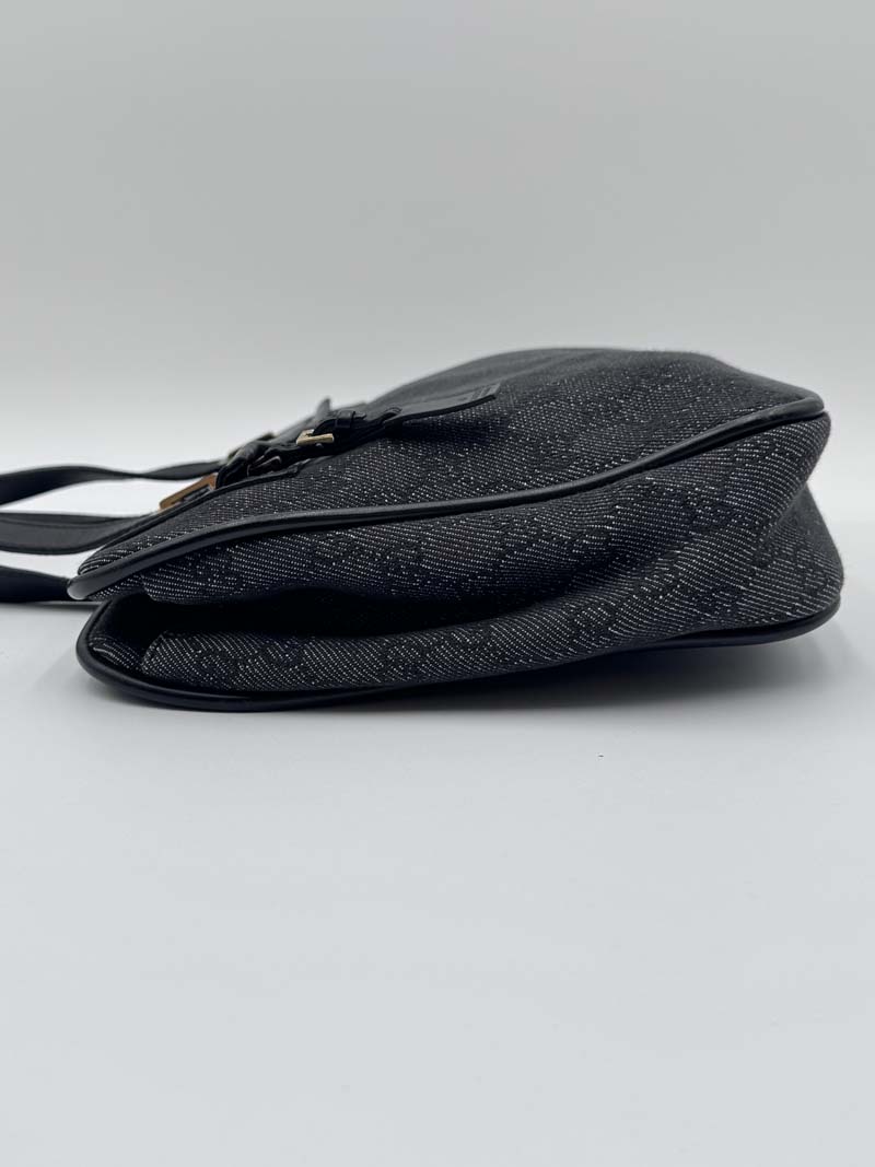Gucci GG Canvas Shoulder Bag Black - Afbeelding 9