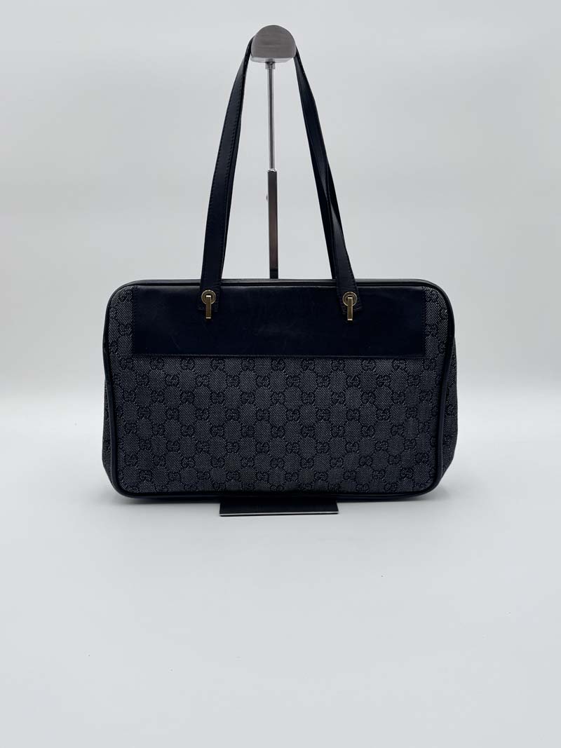 Gucci GG Canvas Shoulder Bag Black - Afbeelding 6