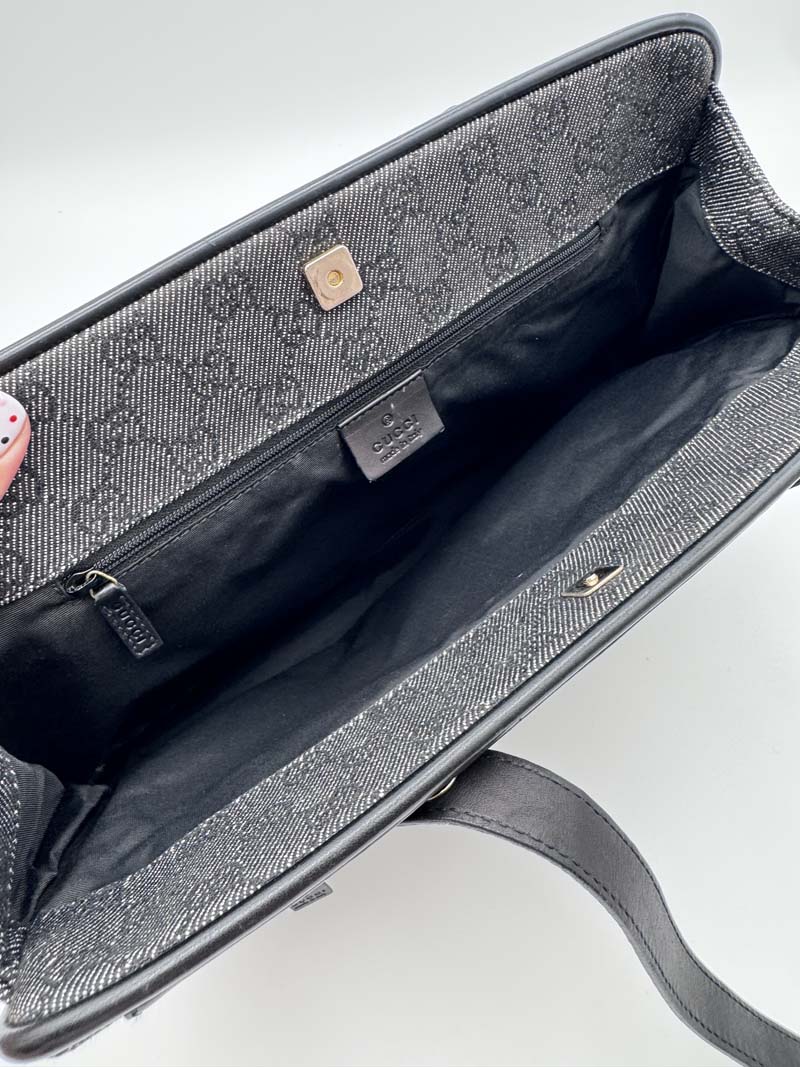 Gucci GG Canvas Shoulder Bag Black - Afbeelding 18