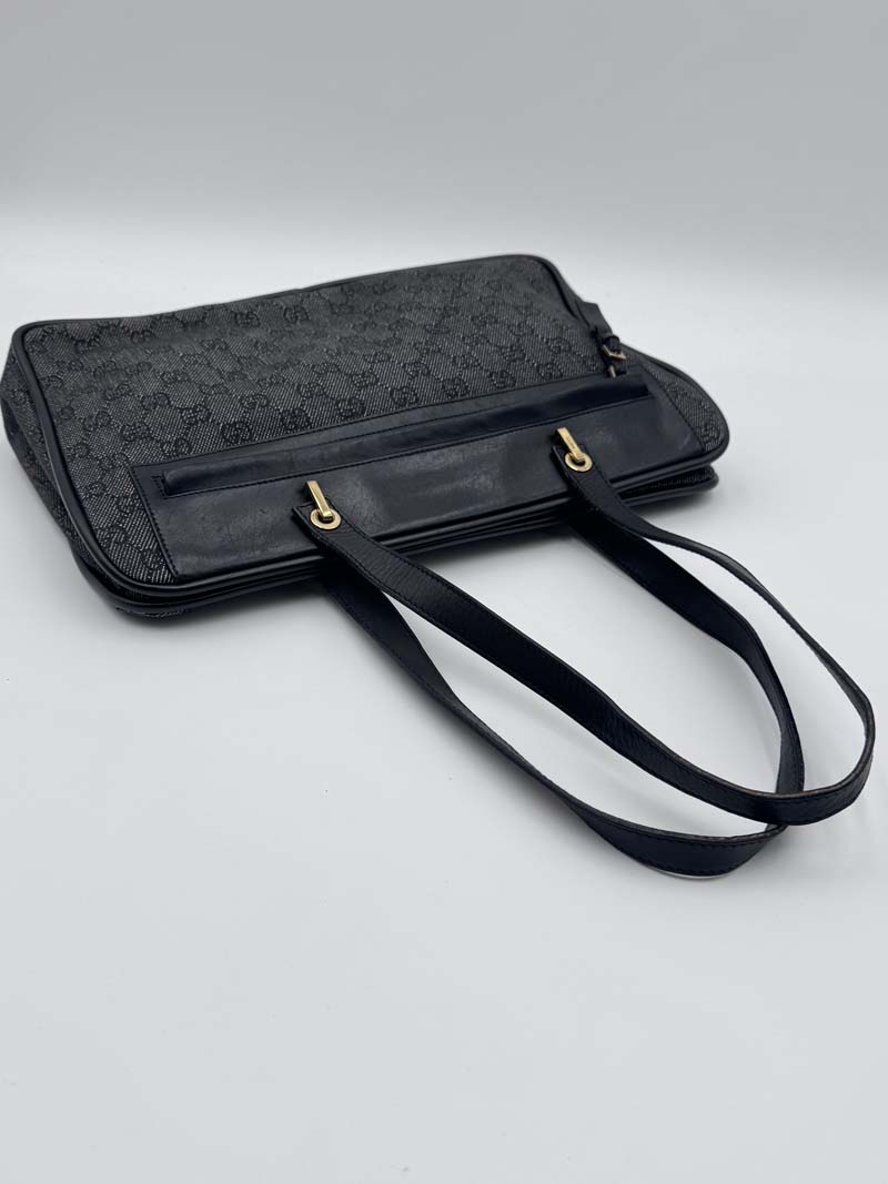 Gucci GG Canvas Shoulder Bag Black - Afbeelding 17
