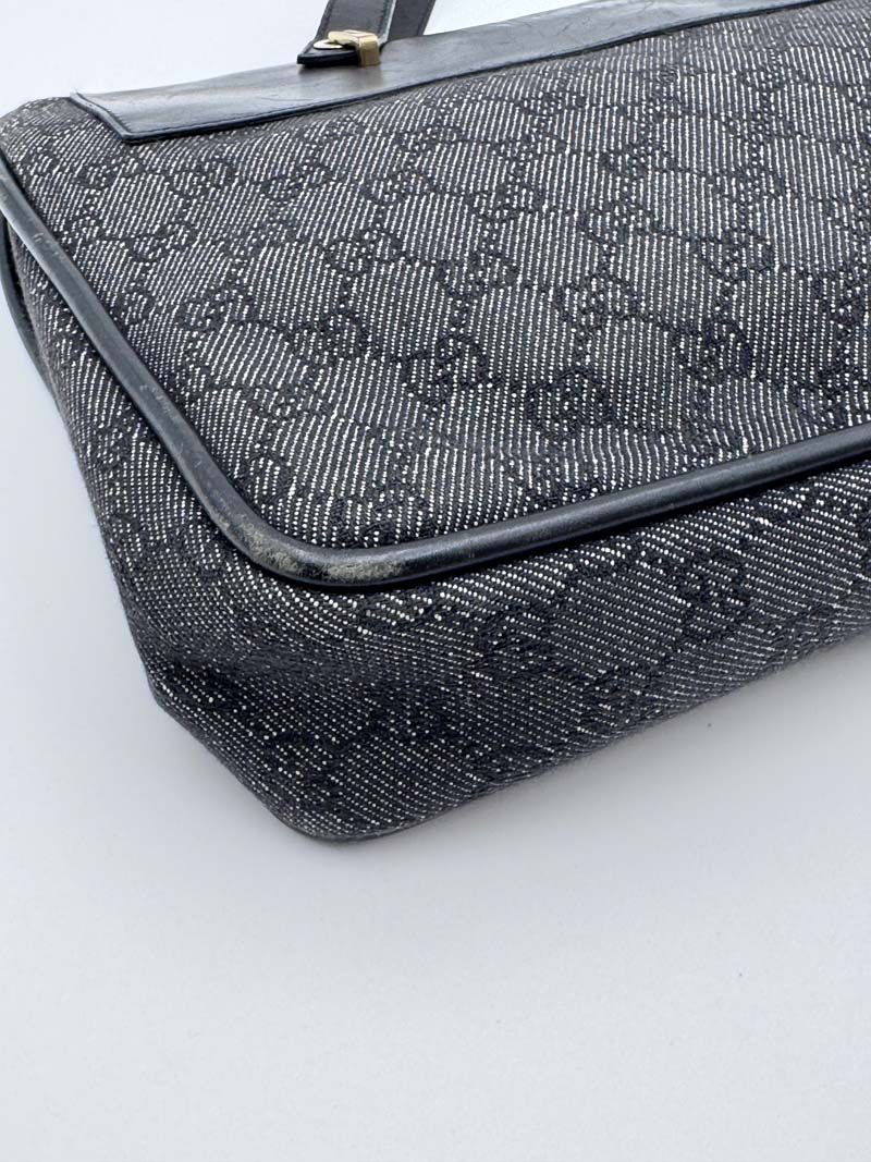 Gucci GG Canvas Shoulder Bag Black - Afbeelding 15
