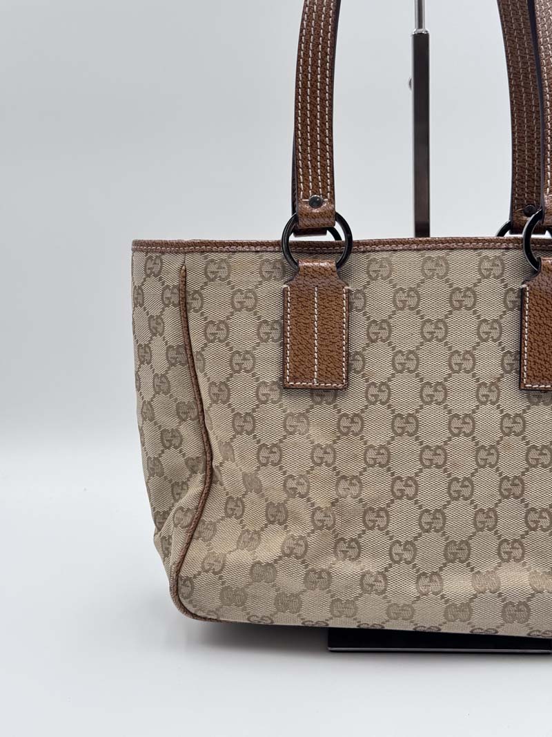 Gucci GG Canvas Tote Bag Beige - Afbeelding 8