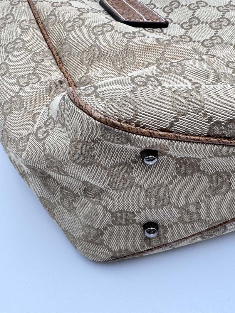 Gucci GG Canvas Tote Bag Beige - Afbeelding 16