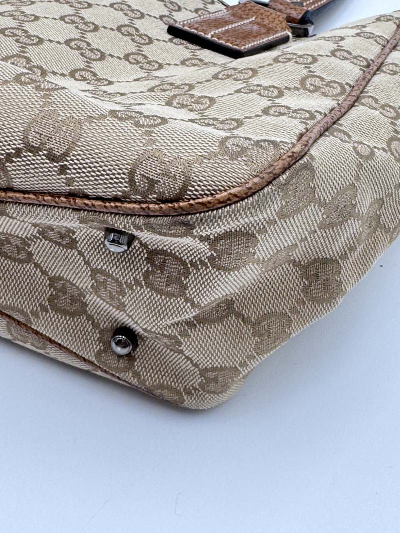 Gucci GG Canvas Tote Bag Beige - Afbeelding 15