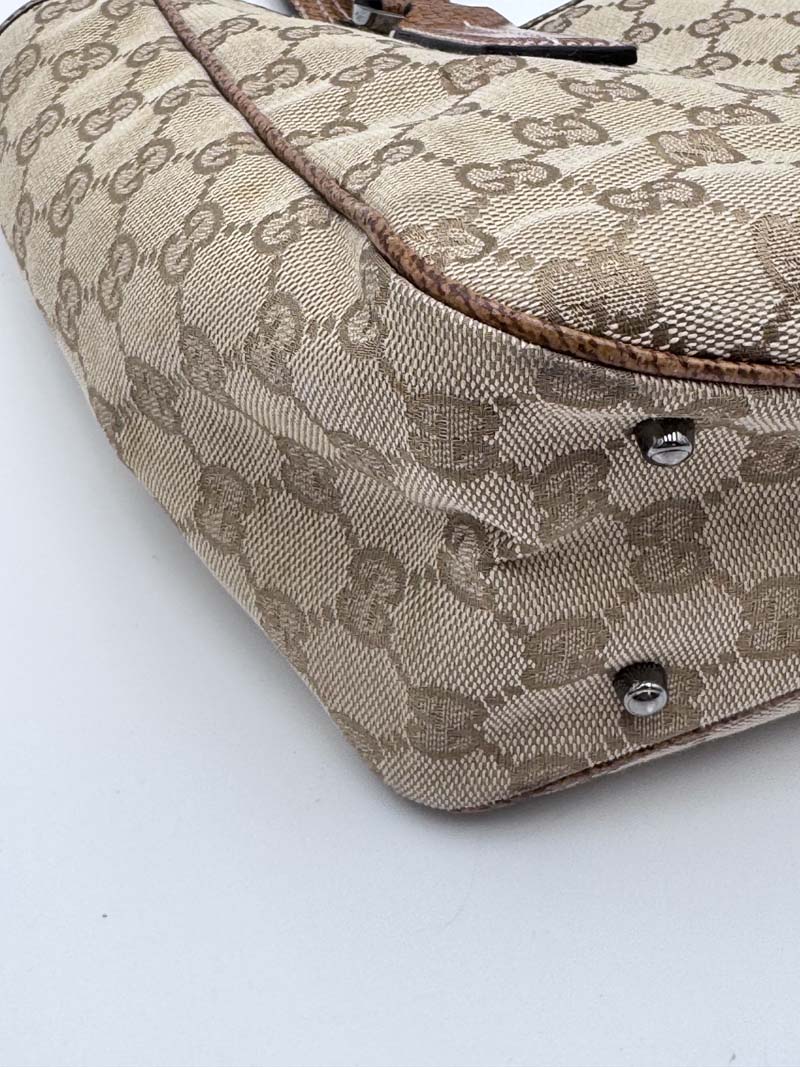 Gucci GG Canvas Tote Bag Beige - Afbeelding 14