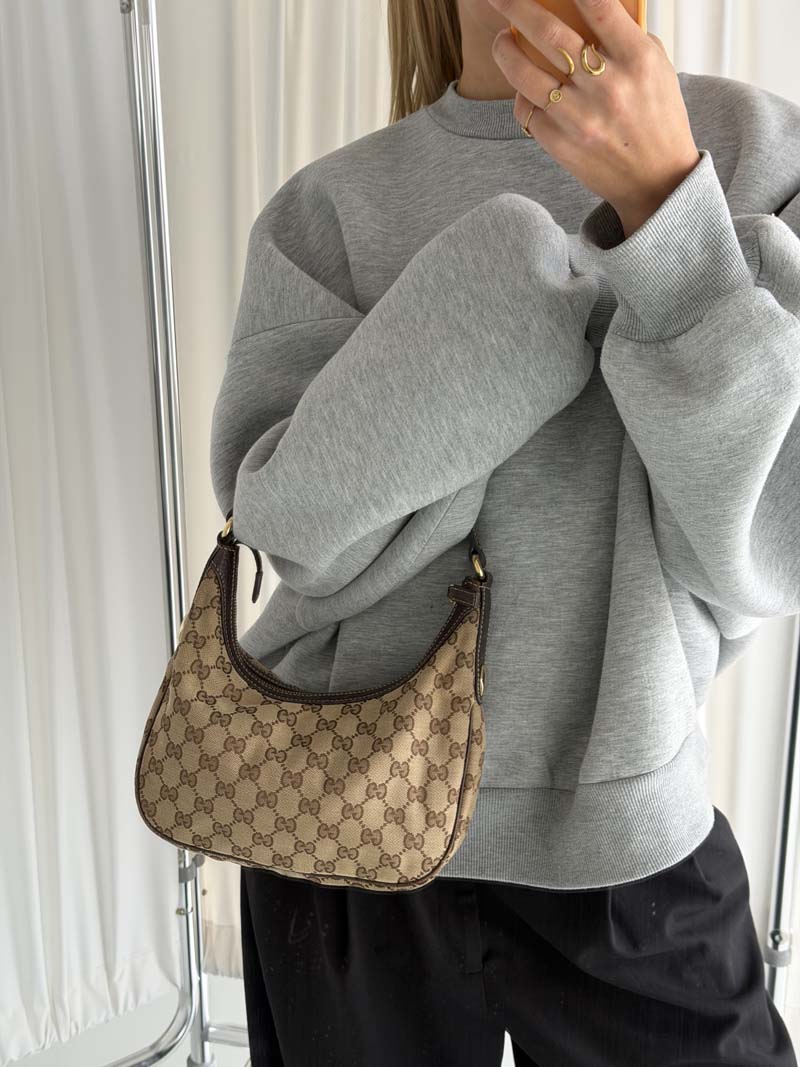 Gucci GG Canvas Mini Hobo - Afbeelding 3