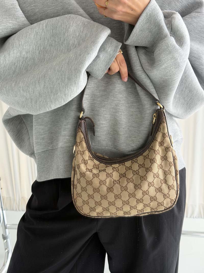 Gucci GG Canvas Mini Hobo - Afbeelding 4