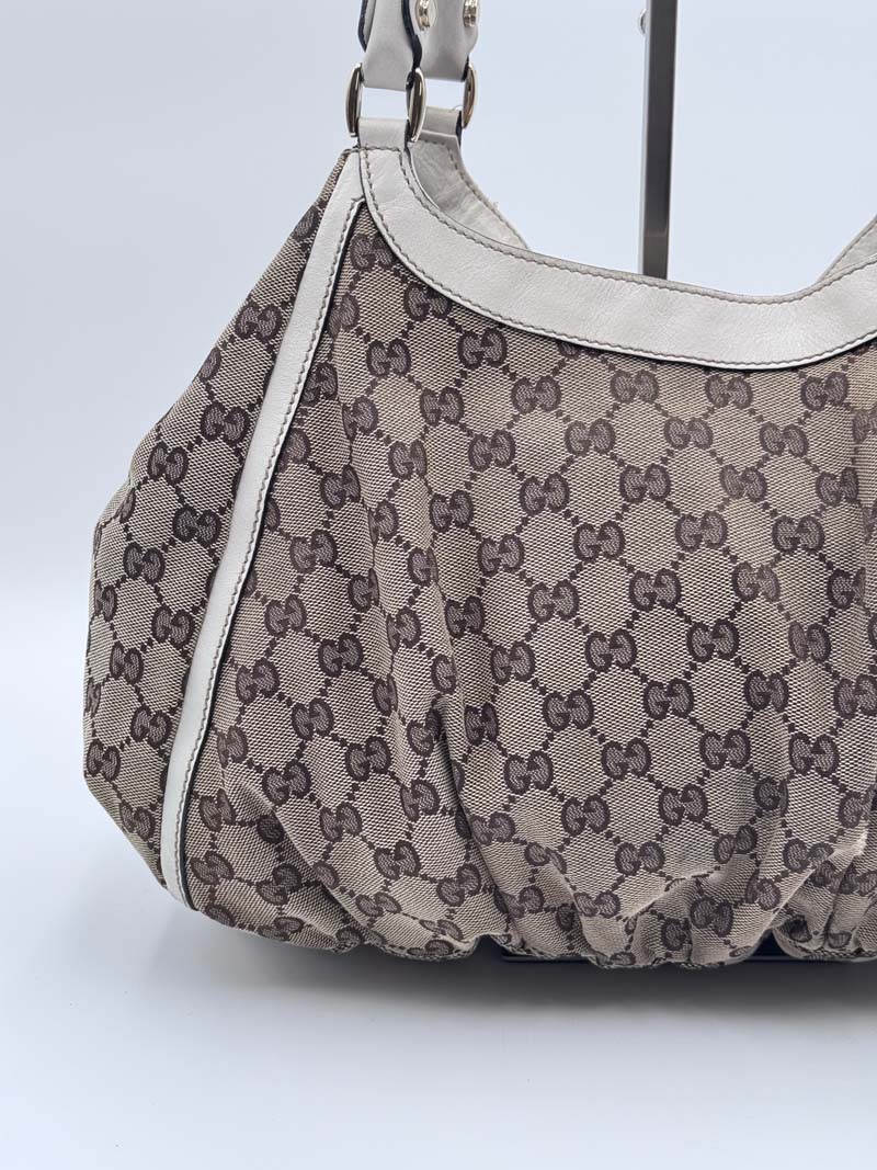 Gucci GG Canvas Tote Bag Beige Gold - Afbeelding 8