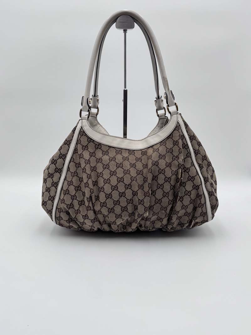 Gucci GG Canvas Tote Bag Beige Gold - Afbeelding 7