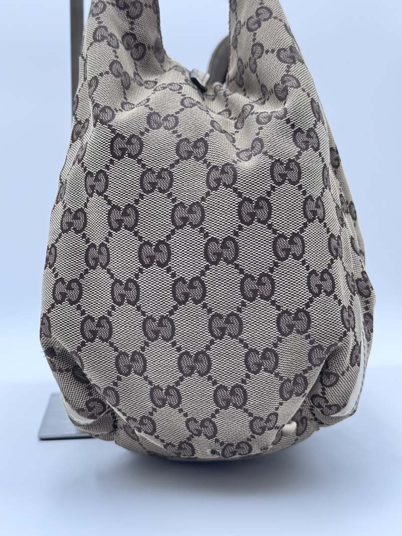 Gucci GG Canvas Tote Bag Beige Gold - Afbeelding 11