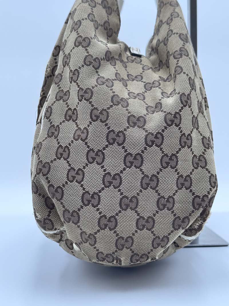 Gucci GG Canvas Tote Bag Beige Gold - Afbeelding 10