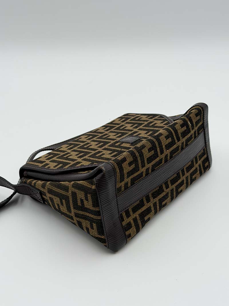 Fendi Zucca Canvas Shoulder Bag - Afbeelding 7