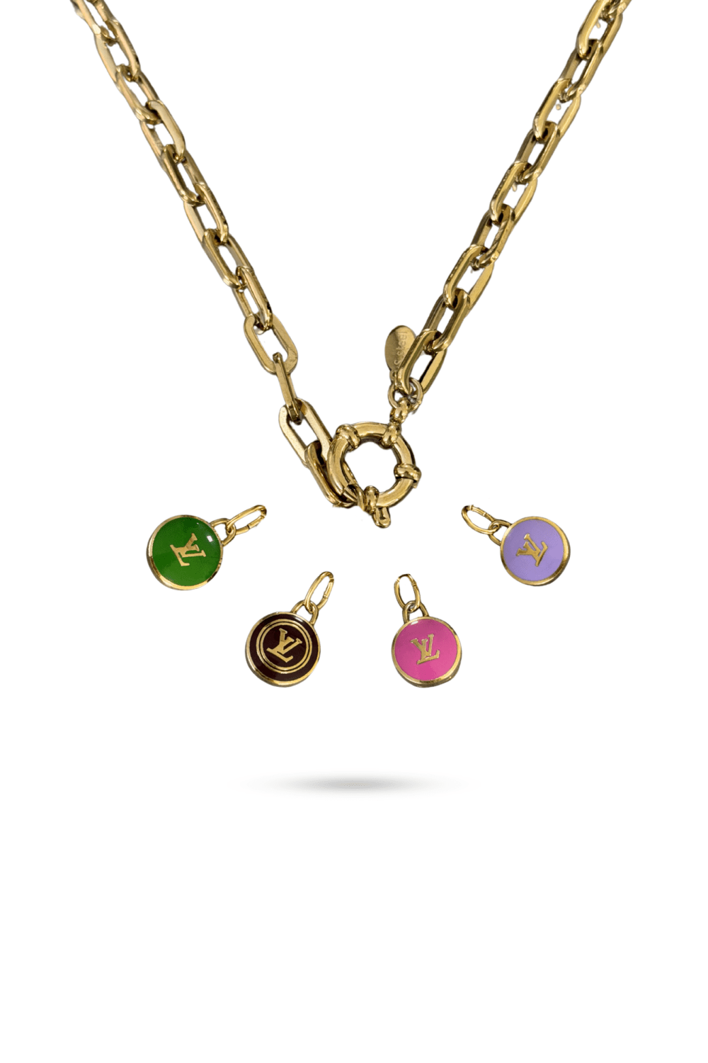 Reworked Louis Vuitton Charm LV