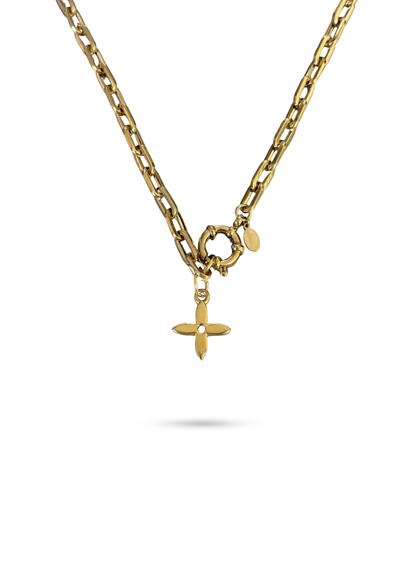 Reworked Louis Vuitton Charm Diamond flower