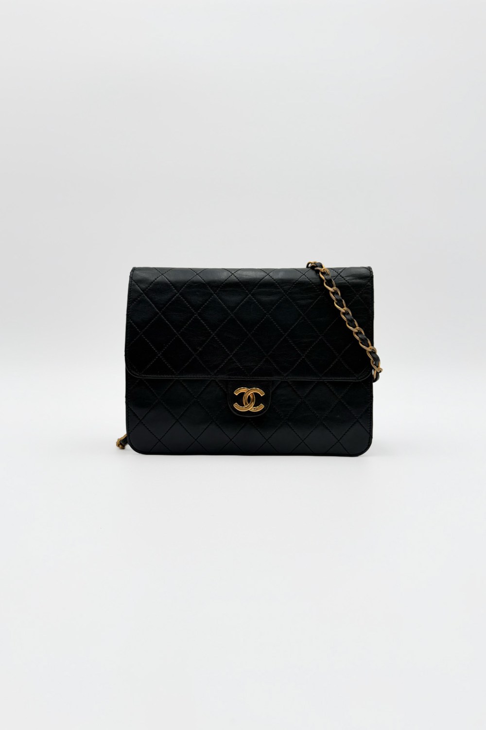 Chanel Single Flap Bag Push Lock