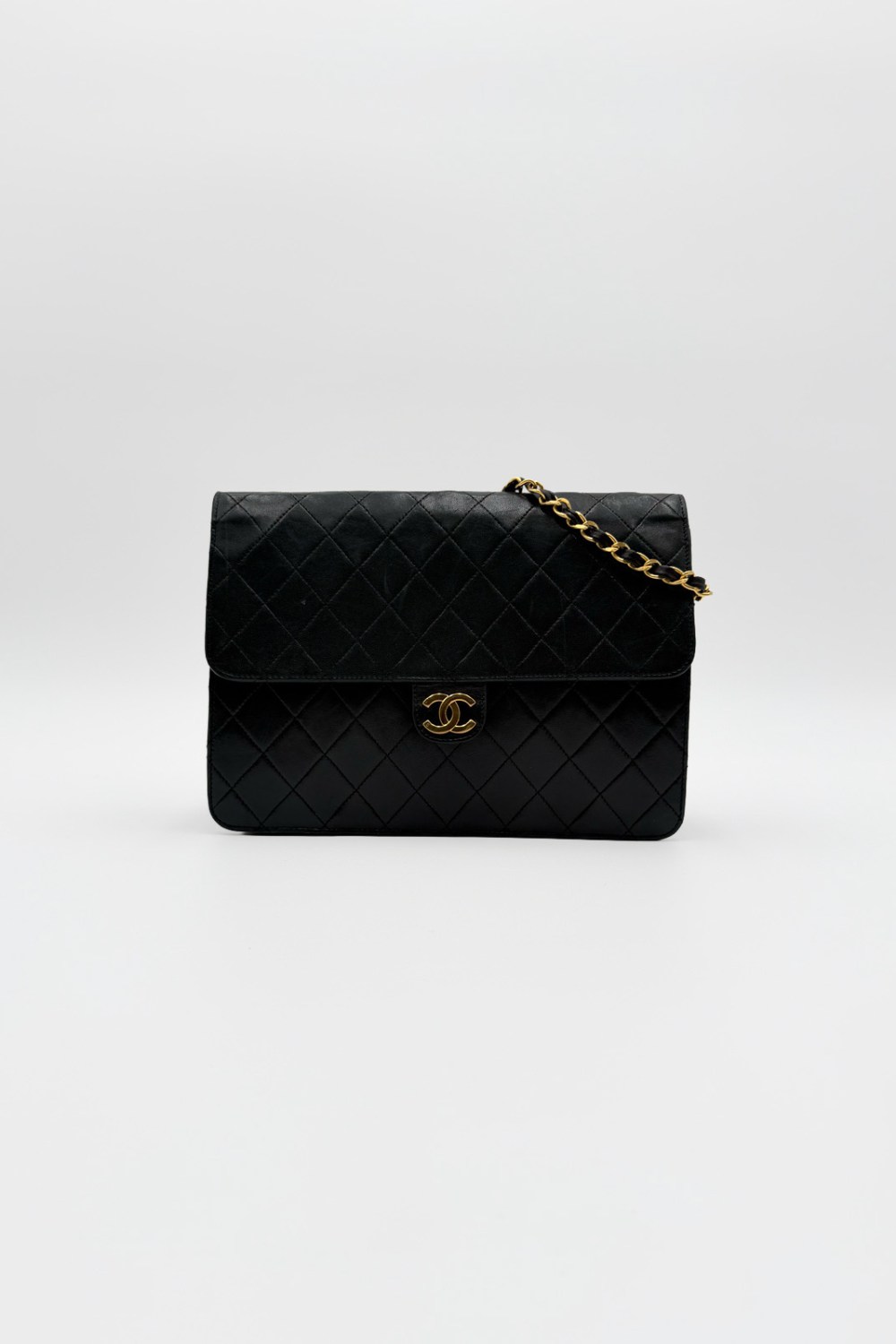 Chanel Single Flap Bag Push Lock
