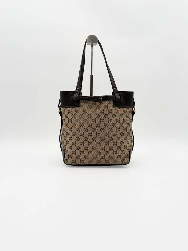 Gucci GG Canvas Belted Bag