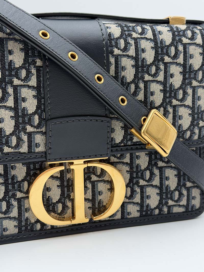 Christian Dior Montaigne Blue Oblique Jacquard - Image 6