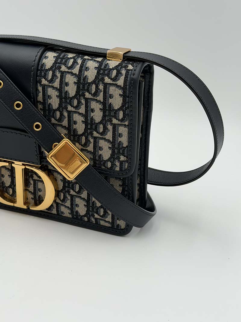 Christian Dior Montaigne Blue Oblique Jacquard - Image 5
