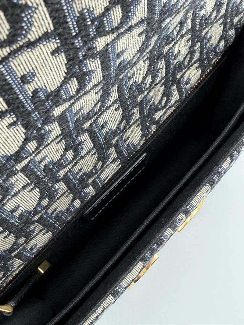 Christian Dior Montaigne Blue Oblique Jacquard - Image 14
