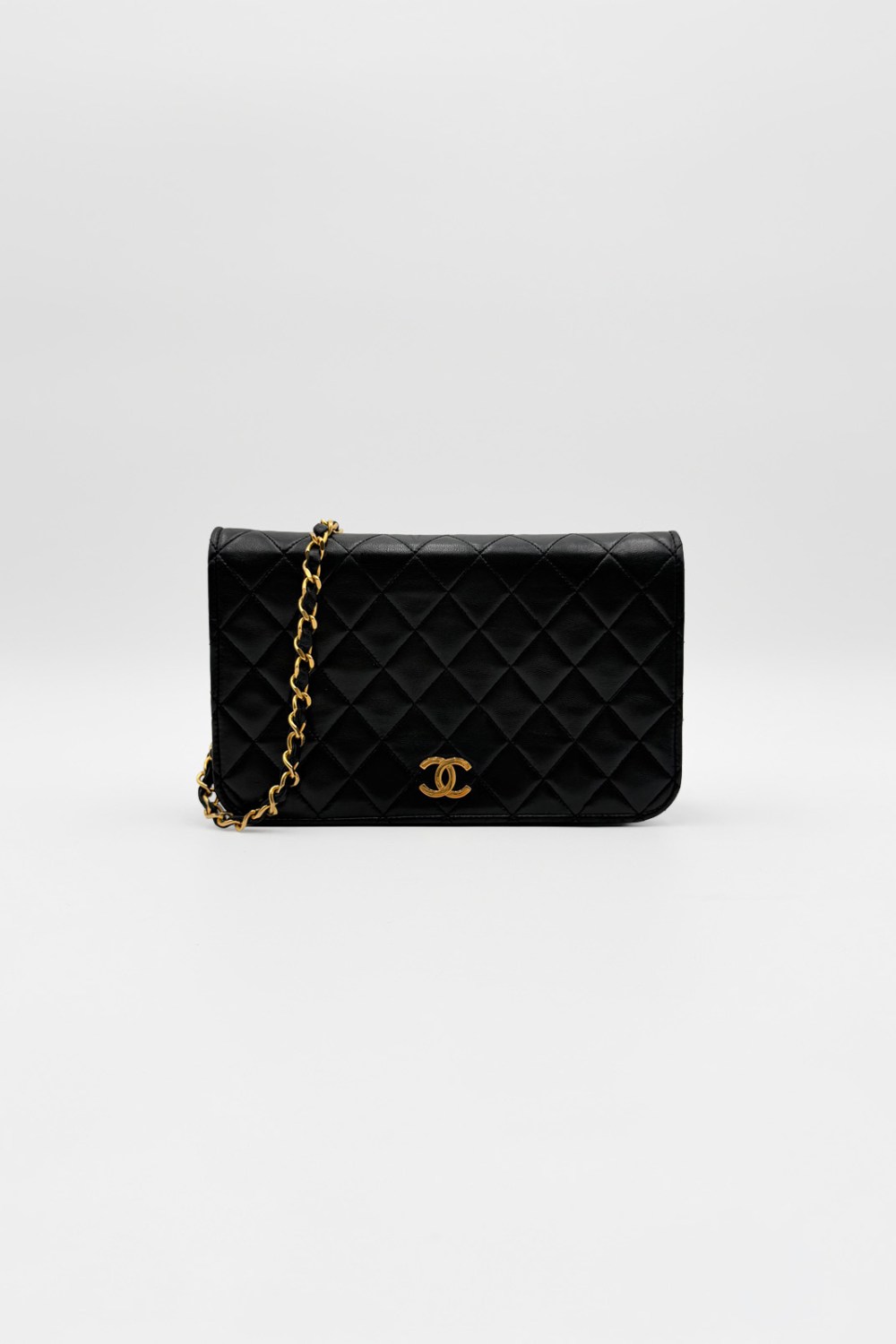 Full Flap Lamb Chain Shoulder Bag