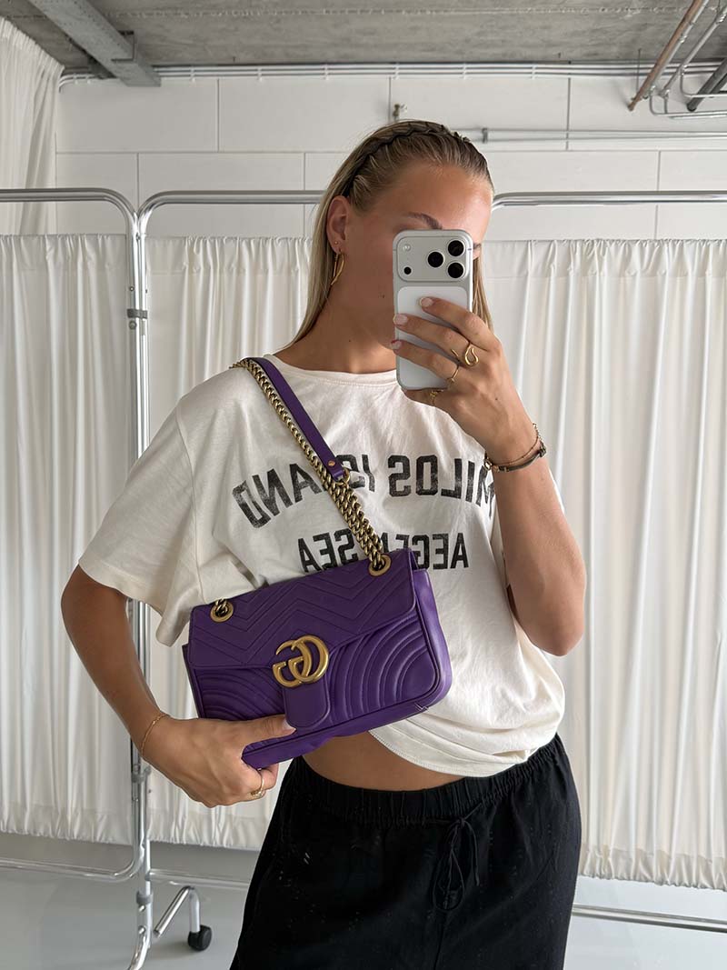 Gucci Marmont Medium Purple - Image 2