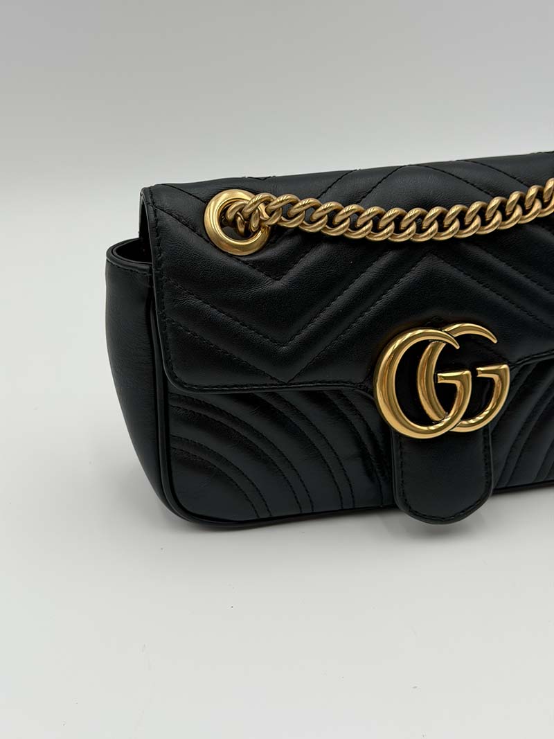 Gucci Marmont Mini Black - Afbeelding 4