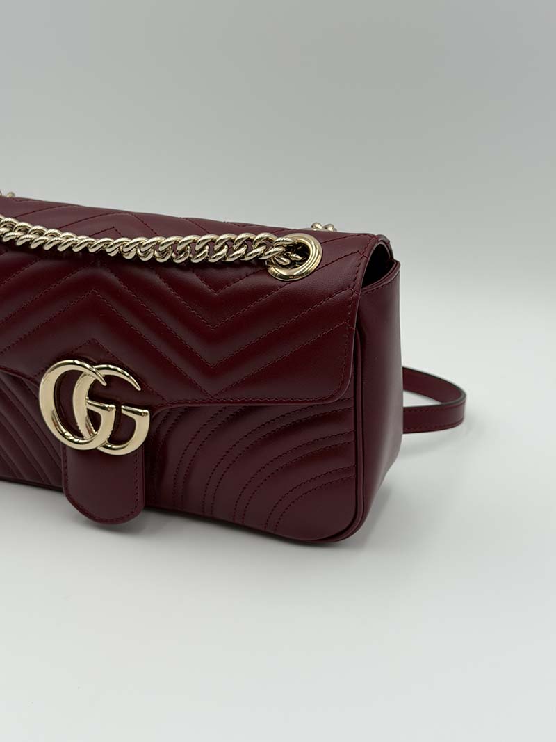 Gucci Marmont Small Burgundy - Afbeelding 5