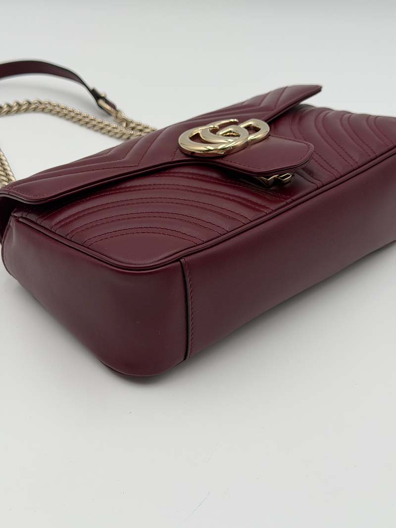 Gucci Marmont Small Burgundy - Afbeelding 9