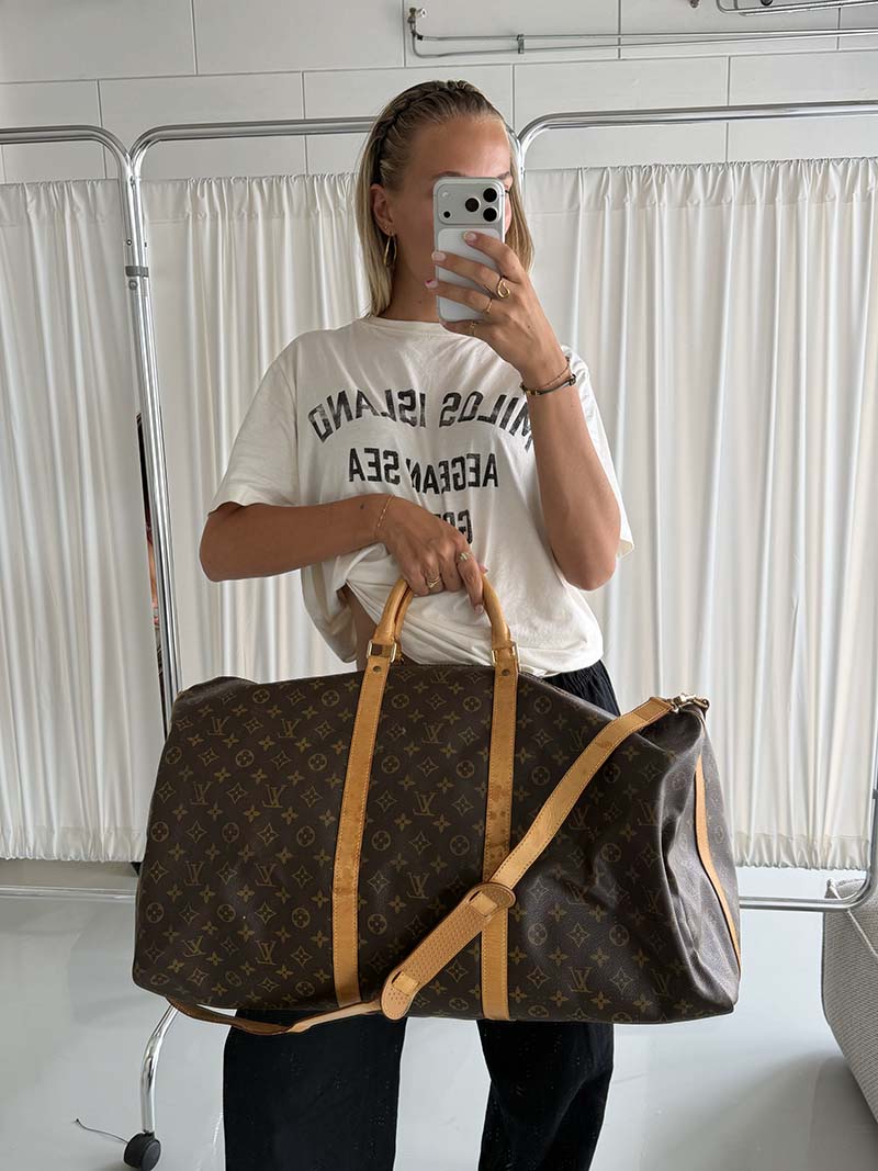 Louis Vuitton Keepall 60 Bandouliere with Strap - Afbeelding 2