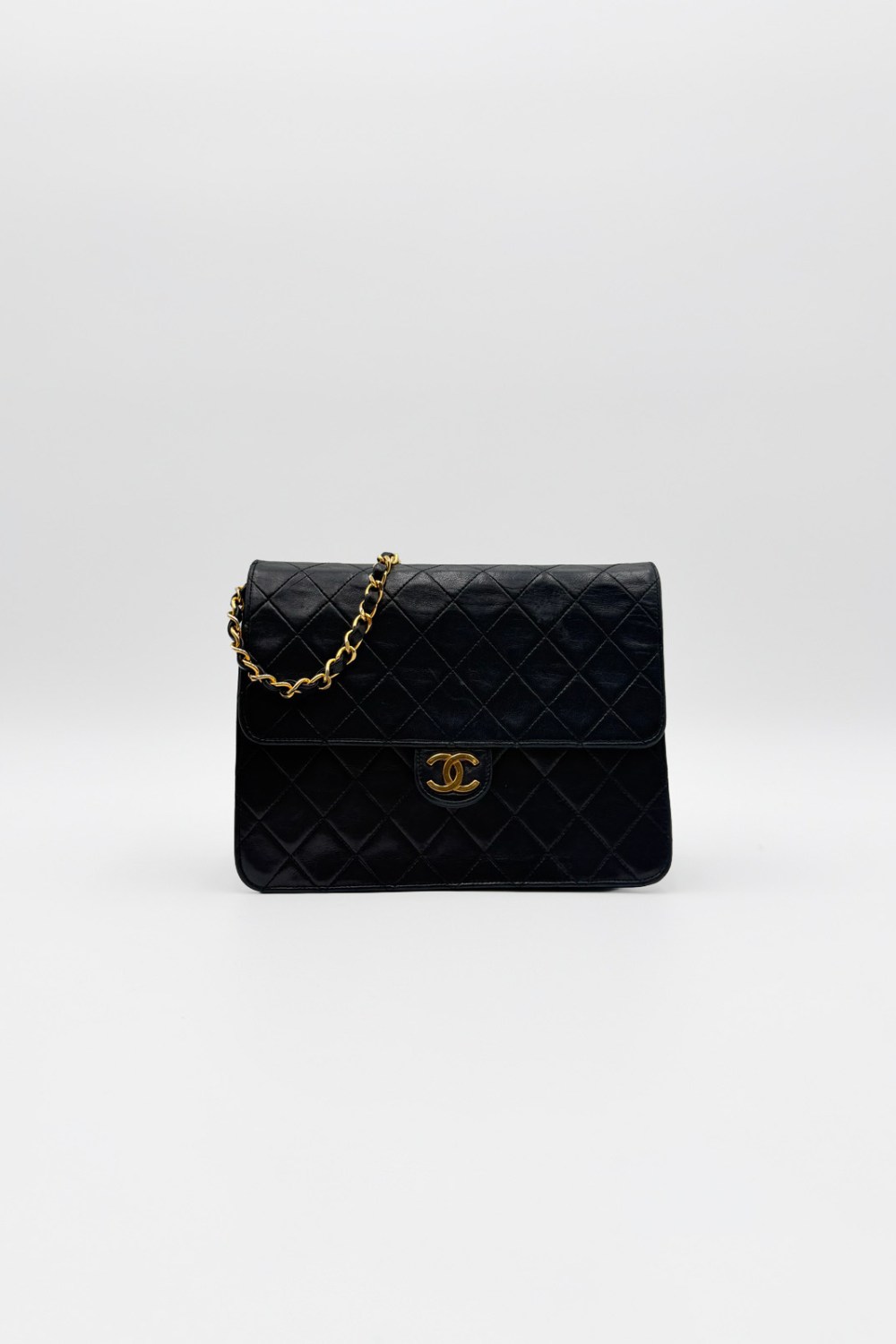 Chanel Single Flap Bag Push Lock