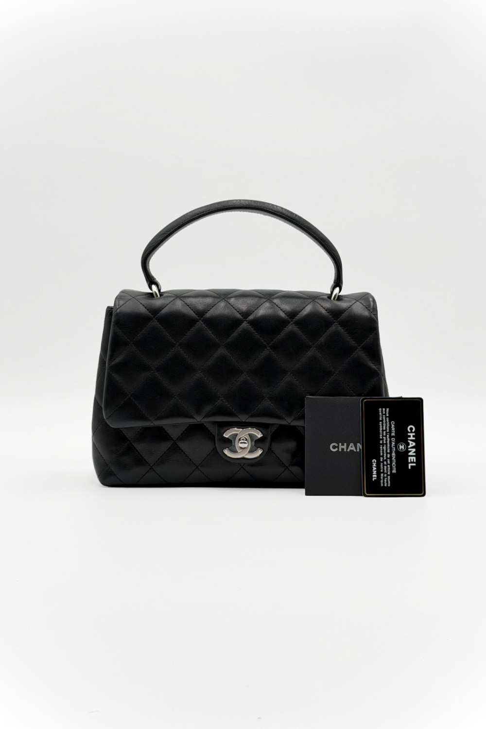 Chanel Matelasse Top Handle Lambskin