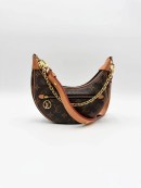 Brown Monogram Canvas Louis Vuitton Loop shoulder bag with gold-tone hardware