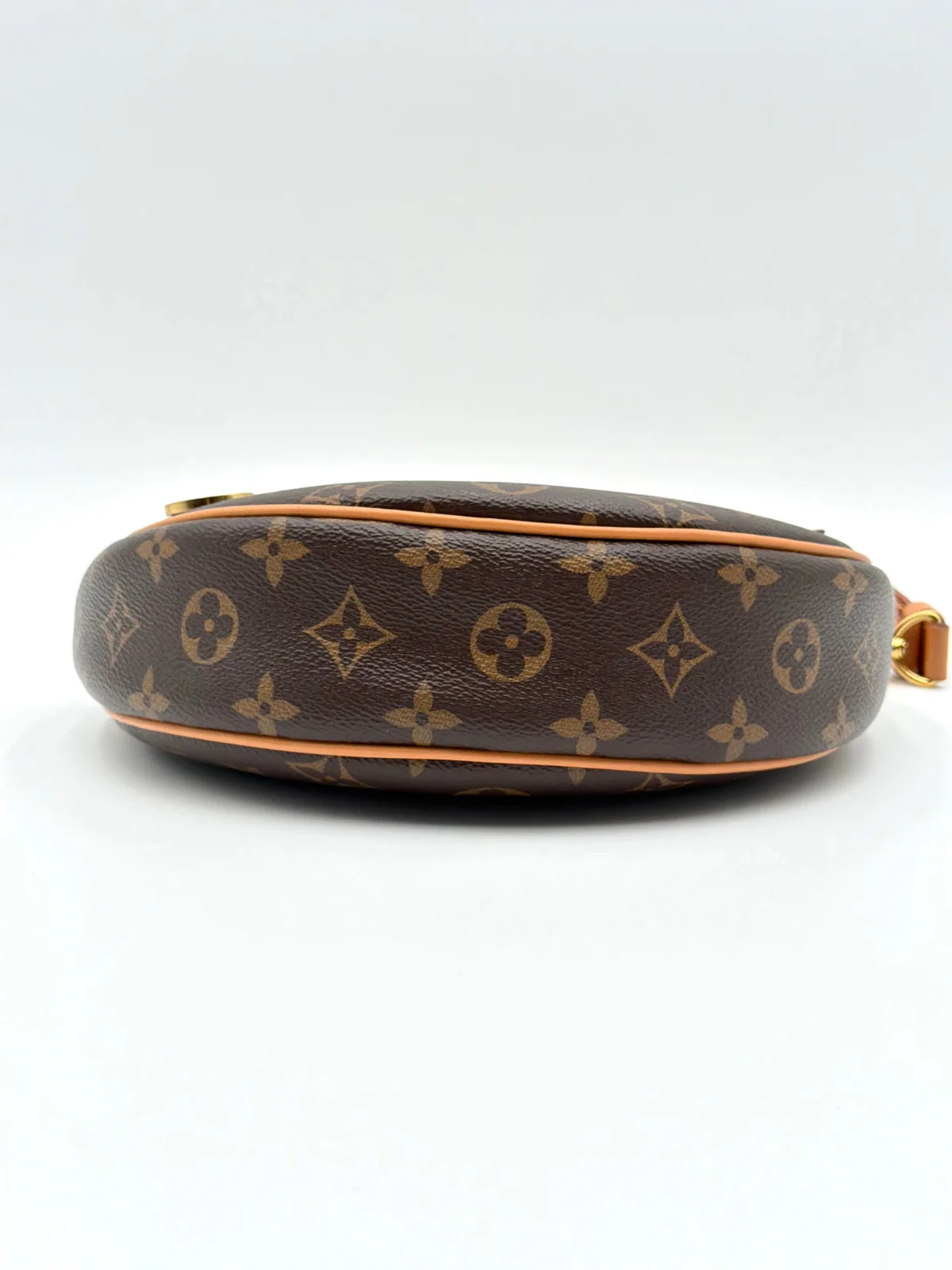 Brown Monogram Canvas Louis Vuitton Loop shoulder bag with gold-tone hardware