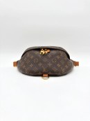 Brown Monogram Canvas Louis Vuitton Bumbag with gold-tone hardware