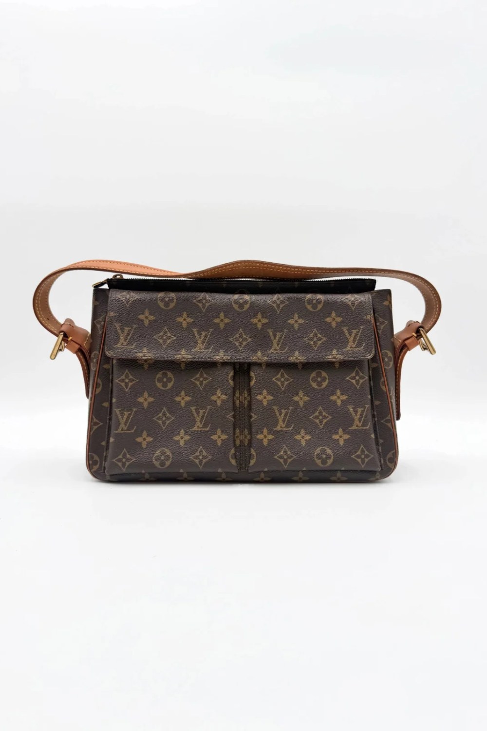 Louis Vuitton Viva Cite shoulder bag in brown Monogram canvas with gold-tone hardware